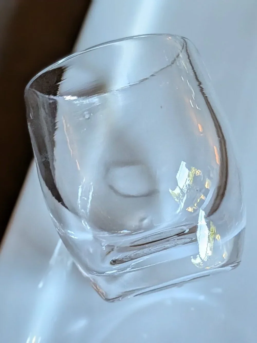 Clear Glassbaby Votive Candle Holder